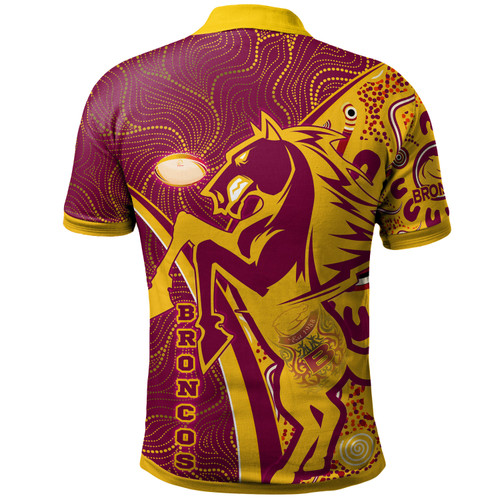 Brisbane Polo Shirt - Custom Brisbane Pride With Tattoo And  Art Personalised Name And Number Polo Shirt Brisbane Polo Shirt - Custom Brisbane Pride With Tattoo And  Art Personalised Name And Number Polo Shirt