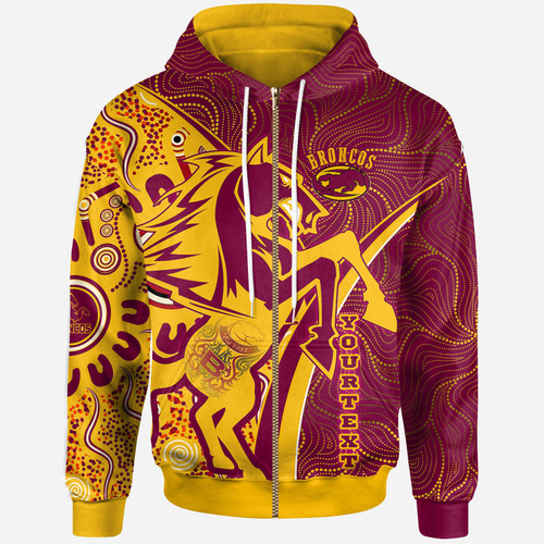 Brisbane Hoodie - Custom Brisbane Pride With Tattoo And  Art Personalised Name And Number Hoodie Brisbane Hoodie - Custom Brisbane Pride With Tattoo And  Art Personalised Name And Number Hoodie