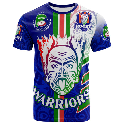 New Zealand Warriors T-shirt - Custom New Zealand Warriors Ball Maori Patterns Sport Style T-shirt