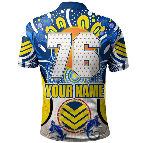 Australia North Queensland Custom Indigenous Polo Shirt - North Queensland Cows With Aboriginal Culture Polo Shirt Australia North Queensland Custom Indigenous Polo Shirt - North Queensland Cows With Aboriginal Culture Polo Shirt