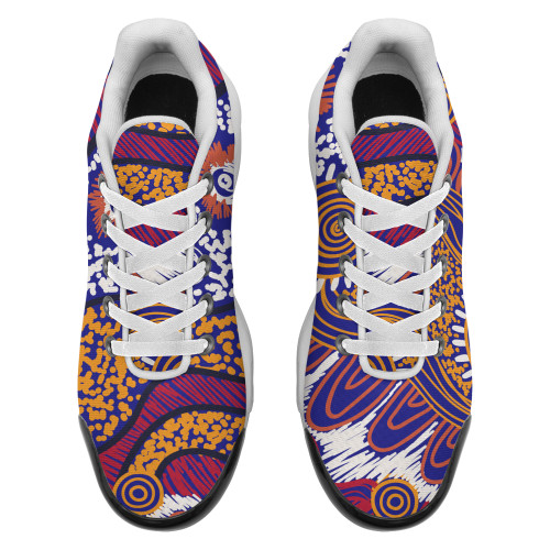 Aboriginal Inspired Patterns Cushion Shoes - Aussie Landscape Cushion Running Shoes Aboriginal Inspired Patterns Cushion Shoes - Aussie Landscape Cushion Running Shoes