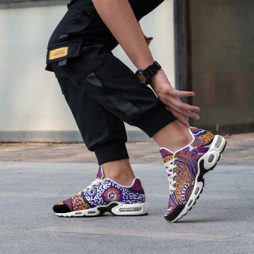 Aboriginal Inspired Patterns Cushion Shoes - Aussie Landscape Cushion Running Shoes Aboriginal Inspired Patterns Cushion Shoes - Aussie Landscape Cushion Running Shoes