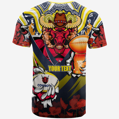 North Queensland Premierships T-shirt - Custom Go Champion North Queensland With Poppies Flower And Culture T-shirt North Queensland Premierships T-shirt - Custom Go Champion North Queensland With Poppies Flower And Culture T-shirt