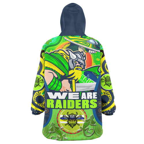 Canberra Raiders Custom Snug Hoodie - "We Are Canberra Raiders" Dot Art Painting