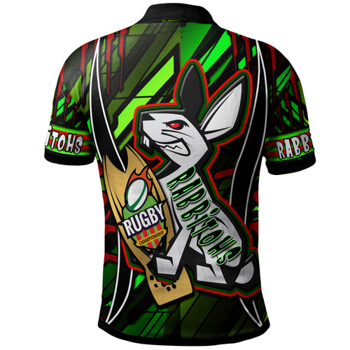 South Sydney Rabbitohs Polo Shirt - South Sydney Rabbitohs Final Series Champions Personalised Name And Number Polo Shirt