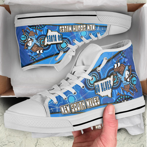 Cockroaches  High Top Shoes - Cockroaches Mascot Aboriginal Inspired Art Cockroaches  High Top Shoes - Cockroaches Mascot Aboriginal Inspired Art