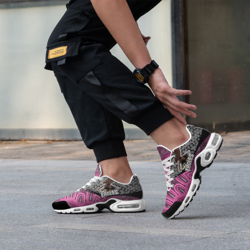 Manly Warringah Sea Eagles Cushion Shoes - Manly Warringah Sea Eagles Aboriginal Inspired Cushion Running Shoes Manly Warringah Sea Eagles Cushion Shoes - Manly Warringah Sea Eagles Aboriginal Inspired Cushion Running Shoes