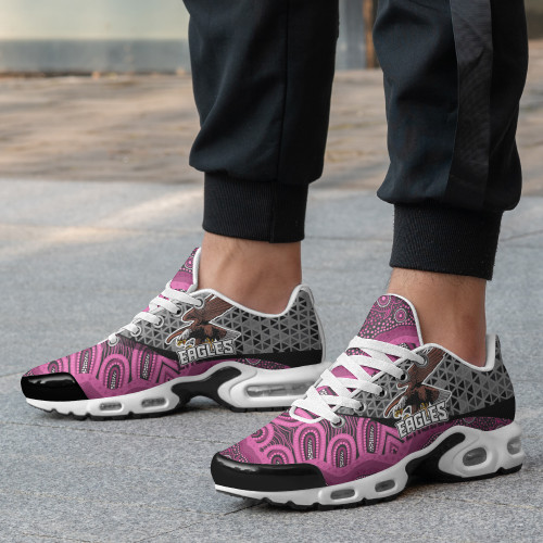 Manly Warringah Sea Eagles Cushion Shoes - Manly Warringah Sea Eagles Aboriginal Inspired Cushion Running Shoes Manly Warringah Sea Eagles Cushion Shoes - Manly Warringah Sea Eagles Aboriginal Inspired Cushion Running Shoes