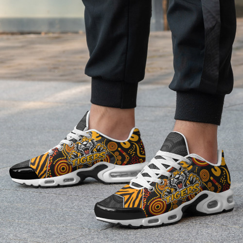 Wests Tigers Cushion Shoes - Tiger Aboriginal Inspired Pattern Cushion Running Shoes Wests Tigers Cushion Shoes - Tiger Aboriginal Inspired Pattern Cushion Running Shoes