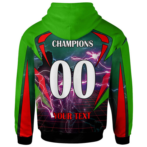 South Sydney Rabbitohs Hoodie - Custom Final Series Champions South Sydney Rabbitohs Player And Number Hoodie