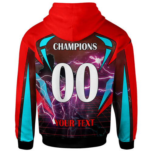 St. George Illawarra Dragons Hoodie - Custom Final Series Champions Dragon Personalised Player And Number Hoodie