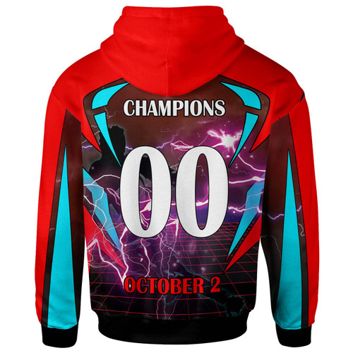 St. George Illawarra Dragons Hoodie - Custom Final Series Champions Dragon Personalised Player And Number Hoodie