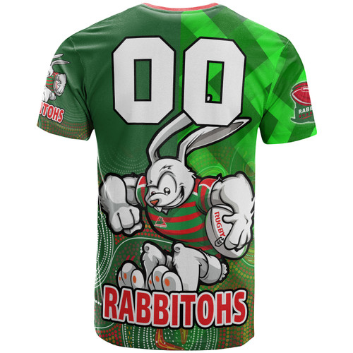 South Sydney Rabbitohs T-shirt - South Sydney Rabbitohs Pride Of Aboriginal Inspired Patterns T-shirt South Sydney Rabbitohs T-shirt - South Sydney Rabbitohs Pride Of Aboriginal Inspired Patterns T-shirt
