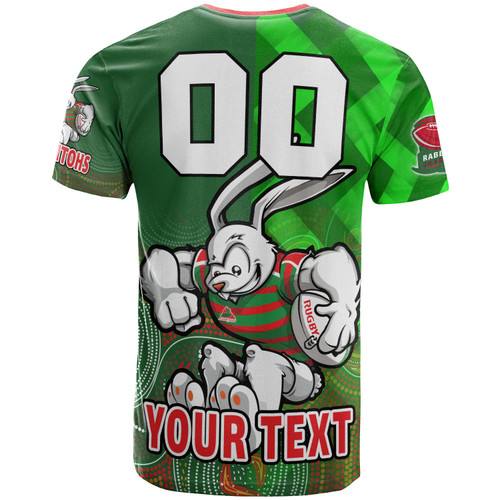 South Sydney Rabbitohs T-shirt - South Sydney Rabbitohs Pride Of Aboriginal Inspired Patterns T-shirt South Sydney Rabbitohs T-shirt - South Sydney Rabbitohs Pride Of Aboriginal Inspired Patterns T-shirt