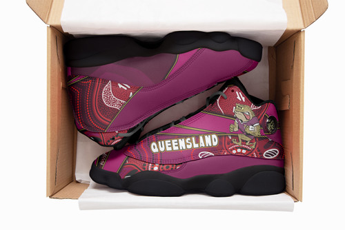 Cane Toads High Top Basketball Shoes J 13 - Cane Toads Mascot Aboriginal Inspired Art Sneakers J 13 Cane Toads High Top Basketball Shoes J 13 - Cane Toads Mascot Aboriginal Inspired Art Sneakers J 13
