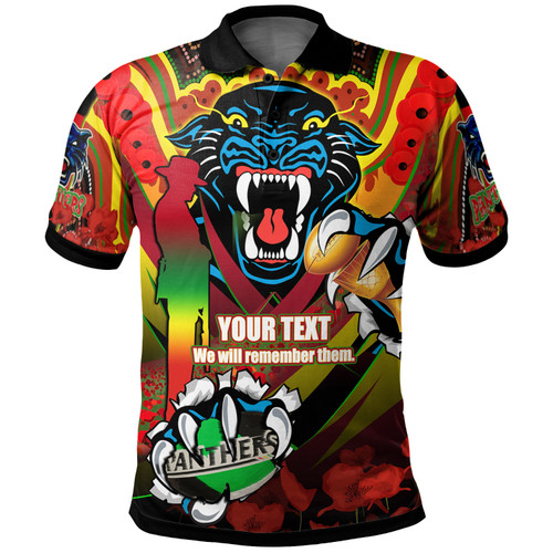 Australia Penrith Premierships Remembrance Day Custom Polo Shirt - Go Penrith Lest We Forget Poppy Polo Shirt Australia Penrith Premierships Remembrance Day Custom Polo Shirt - Go Penrith Lest We Forget Poppy Polo Shirt