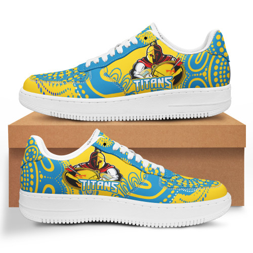 Gold Coast Low Top Sneakers F1 - Gold Coast Mascot With Art And Ball Low Top Sneakers