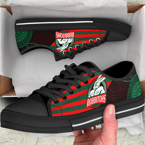 South Sydney Rabbitohs Low Top Canvas Shoes - South Sydney Rabbitohs Super Style Low Top Canvas Shoes