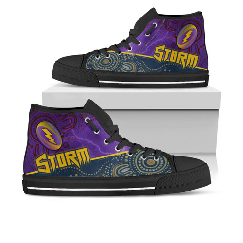 Melbourne Storm High Top Canvas Shoes - Melbourne Storm Sport Style High Top Canvas Shoes Melbourne Storm High Top Canvas Shoes - Melbourne Storm Sport Style High Top Canvas Shoes