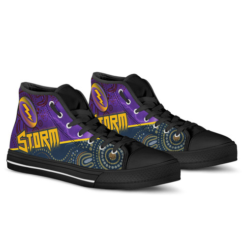 Melbourne Storm High Top Canvas Shoes - Melbourne Storm Sport Style High Top Canvas Shoes Melbourne Storm High Top Canvas Shoes - Melbourne Storm Sport Style High Top Canvas Shoes