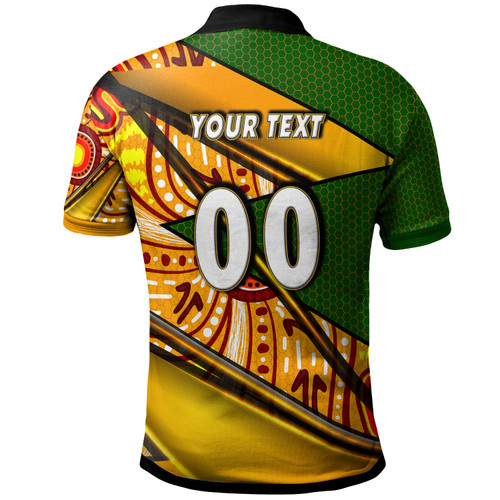 Wallabies Rugby Polo Shirt - Custom Kangaroo Rugby Ball Rugby Championship Personalised Player And Number Polo Shirt Wallabies Rugby Polo Shirt - Custom Kangaroo Rugby Ball Rugby Championship Personalised Player And Number Polo Shirt