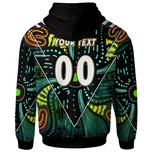 Wallabies Rugby Hoodie - Custom Kangaroo Rugby Championship Sport Aboriginal Inspired Culture Personalised Player And Number Hoodie Wallabies Rugby Hoodie - Custom Kangaroo Rugby Championship Sport Aboriginal Inspired Culture Personalised Player And Number Hoodie