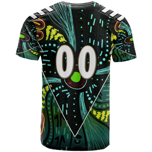 Wallabies Rugby T-shirt - Custom Kangaroo Rugby Championship Sport Aboriginal Inspired Culture Personalised Player And Number T-shirt Wallabies Rugby T-shirt - Custom Kangaroo Rugby Championship Sport Aboriginal Inspired Culture Personalised Player And Number T-shirt