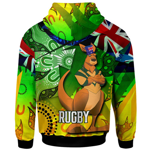 Wallabies Rugby Hoodie - Custom Australia National Rugby Championship "Welcome Back Wally" Aboriginal Inspired Player And Number Hoodie Wallabies Rugby Hoodie - Custom Australia National Rugby Championship "Welcome Back Wally" Aboriginal Inspired Player And Number Hoodie