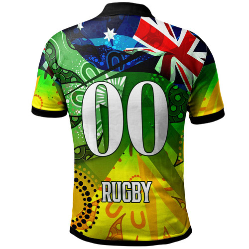 Wallabies Rugby Polo Shirt - Custom Australia National Rugby Championship "Welcome Back Wally" Aboriginal Inspired Player And Number Polo Shirt Wallabies Rugby Polo Shirt - Custom Australia National Rugby Championship "Welcome Back Wally" Aboriginal Inspired Player And Number Polo Shirt