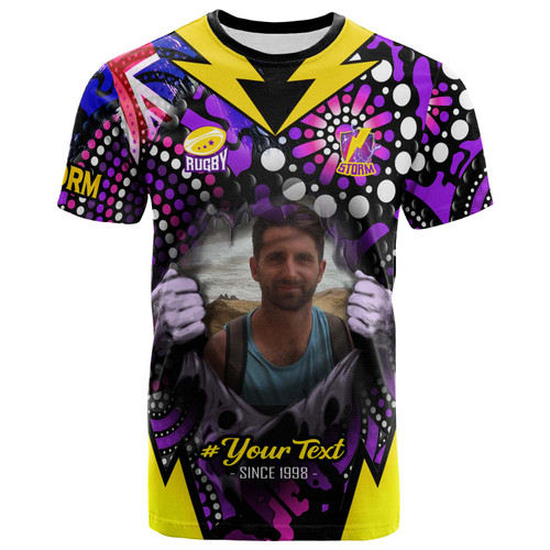 Melbourne Storm Custom T-shirt - Photo Melbourne Storm Indigenous Culture T-shirt Melbourne Storm Custom T-shirt - Photo Melbourne Storm Indigenous Culture T-shirt