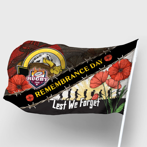 Australia Sea Eagles Flag - Remembrance Day Lest We Forget Flag Australia Sea Eagles Flag - Remembrance Day Lest We Forget Flag