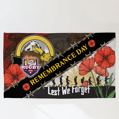 Australia Sea Eagles Flag - Remembrance Day Lest We Forget Flag Australia Sea Eagles Flag - Remembrance Day Lest We Forget Flag