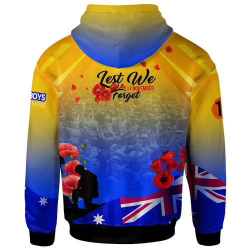 North Queensland Cowboys Hoodie - Custom North Queensland Cowboys Remembrance Day Lest We Forget Poppies Hoodie North Queensland Cowboys Hoodie - Custom North Queensland Cowboys Remembrance Day Lest We Forget Poppies Hoodie