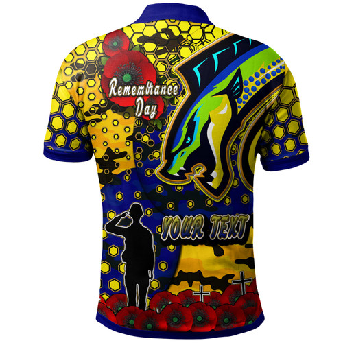 Parramatta Eels Polo Shirt - Custom Parramatta Eels Remembrance Day And Poppies Polo Shirt Parramatta Eels Polo Shirt - Custom Parramatta Eels Remembrance Day And Poppies Polo Shirt