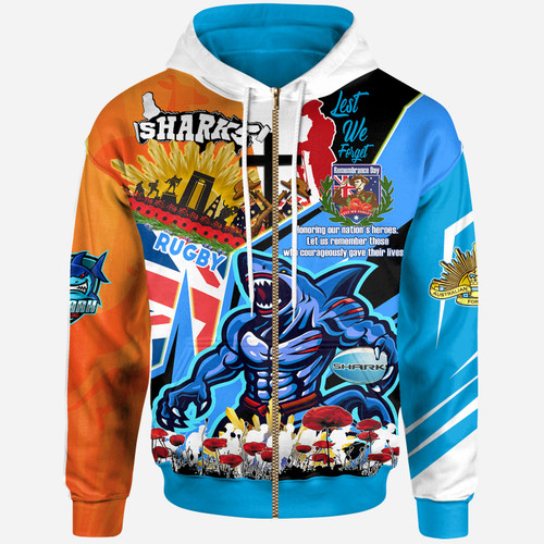 Cronulla Hoodie - Custom Remembrance Cronulla Anzac Quote With Poppy And Rosemary Hoodie Cronulla Hoodie - Custom Remembrance Cronulla Anzac Quote With Poppy And Rosemary Hoodie