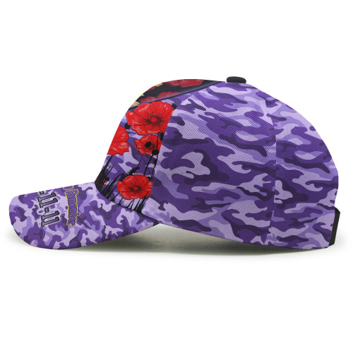 Melbourne Storm Cap - Custom Remembrance Day Pause To Remember Cap Melbourne Storm Cap - Custom Remembrance Day Pause To Remember Cap