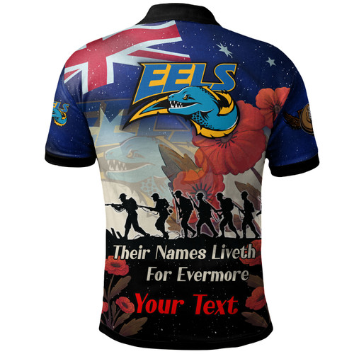 Parramatta Eels Polo Shirt - Custom Remember Them Red Poppy Flowers Polo Shirt Parramatta Eels Polo Shirt - Custom Remember Them Red Poppy Flowers Polo Shirt