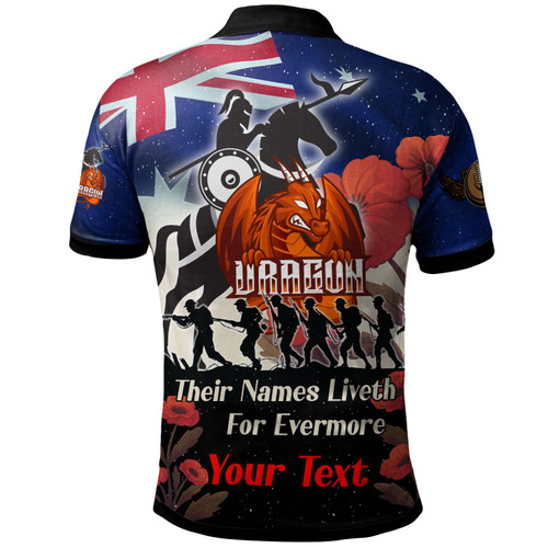 St. George Illawarra Dragons Polo Shirt - Custom Remember Them Red Poppy Flowers Polo Shirt St. George Illawarra Dragons Polo Shirt - Custom Remember Them Red Poppy Flowers Polo Shirt