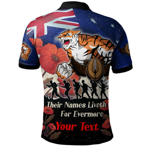 Wests Tigers Polo Shirt - Custom Remember Them Red Poppy Flowers Polo Shirt Wests Tigers Polo Shirt - Custom Remember Them Red Poppy Flowers Polo Shirt