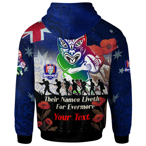 New Zealand Warriors Hoodie - Custom Remember Them Red Poppy Flowers Hoodie New Zealand Warriors Hoodie - Custom Remember Them Red Poppy Flowers Hoodie