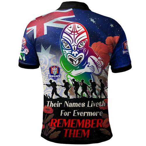 New Zealand Warriors Polo Shirt - Custom Remember Them Red Poppy Flowers Polo Shirt New Zealand Warriors Polo Shirt - Custom Remember Them Red Poppy Flowers Polo Shirt