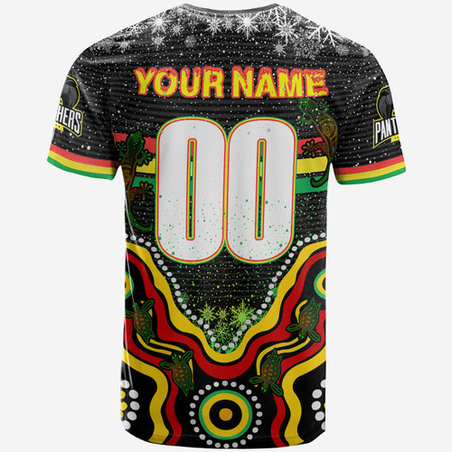 Penrith Christmas T-shirt - Custom Christmas Indigenous Penrith Personalised Name And Number T-shirt Penrith Christmas T-shirt - Custom Christmas Indigenous Penrith Personalised Name And Number T-shirt