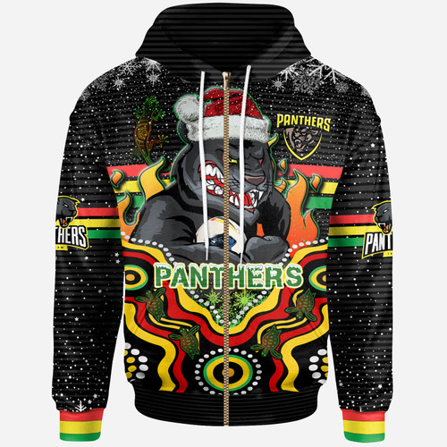 Penrith Christmas Hoodie - Custom Christmas Indigenous Penrith Personalised Name And Number Hoodie Penrith Christmas Hoodie - Custom Christmas Indigenous Penrith Personalised Name And Number Hoodie