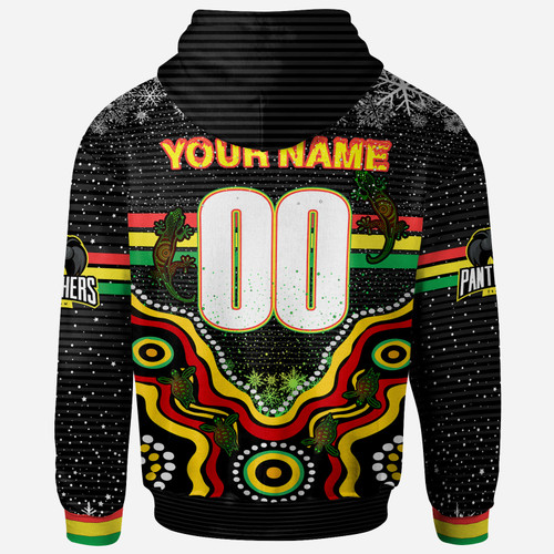 Penrith Christmas Hoodie - Custom Christmas Indigenous Penrith Personalised Name And Number Hoodie Penrith Christmas Hoodie - Custom Christmas Indigenous Penrith Personalised Name And Number Hoodie