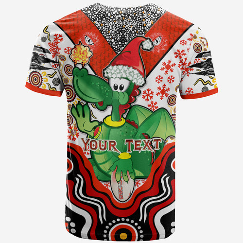 Illawarra and St George Christmas T-shirt - Custom Christmas Green Illawarra and St George Indigenous T-shirt Illawarra and St George Christmas T-shirt - Custom Christmas Green Illawarra and St George Indigenous T-shirt