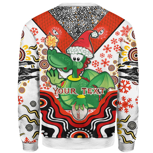 Illawarra and St George Christmas Sweatshirt - Custom Christmas Green Illawarra and St George Indigenous Sweatshirt Illawarra and St George Christmas Sweatshirt - Custom Christmas Green Illawarra and St George Indigenous Sweatshirt