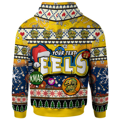 Parramatta Eels Christmas Hoodie - Custom Xmas Parramatta Eels Christmas Balls, Snowflake With Aboriginal Inspired Patterns Hoodie Parramatta Eels Christmas Hoodie - Custom Xmas Parramatta Eels Christmas Balls, Snowflake With Aboriginal Inspired Patterns Hoodie