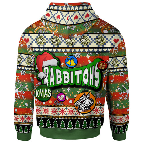 South Sydney Rabbitohs Hoodie - Custom Xmas South Sydney Rabbitohs Balls, Snowflake With Aboriginal Inspired Patterns Hoodie South Sydney Rabbitohs Hoodie - Custom Xmas South Sydney Rabbitohs Balls, Snowflake With Aboriginal Inspired Patterns Hoodie
