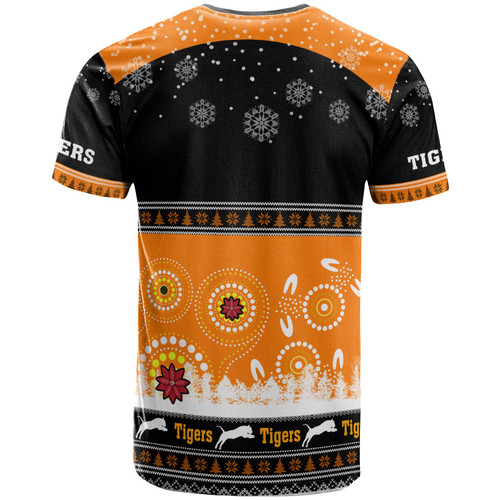 Wests Tigers Christmas T-Shirt - Custom Wests Tigers Ugly Christmas And Aboriginal Inspired Patterns T-Shirt Wests Tigers Christmas T-Shirt - Custom Wests Tigers Ugly Christmas And Aboriginal Inspired Patterns T-Shirt