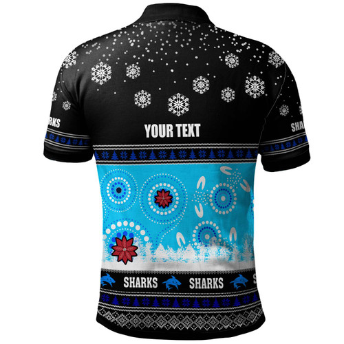 Cronulla-Sutherland Sharks Christmas Polo Shirt - Custom Cronulla-Sutherland Sharks Ugly Christmas And Aboriginal Inspired Patterns Polo Shirt Cronulla-Sutherland Sharks Christmas Polo Shirt - Custom Cronulla-Sutherland Sharks Ugly Christmas And Aboriginal Inspired Patterns Polo Shirt